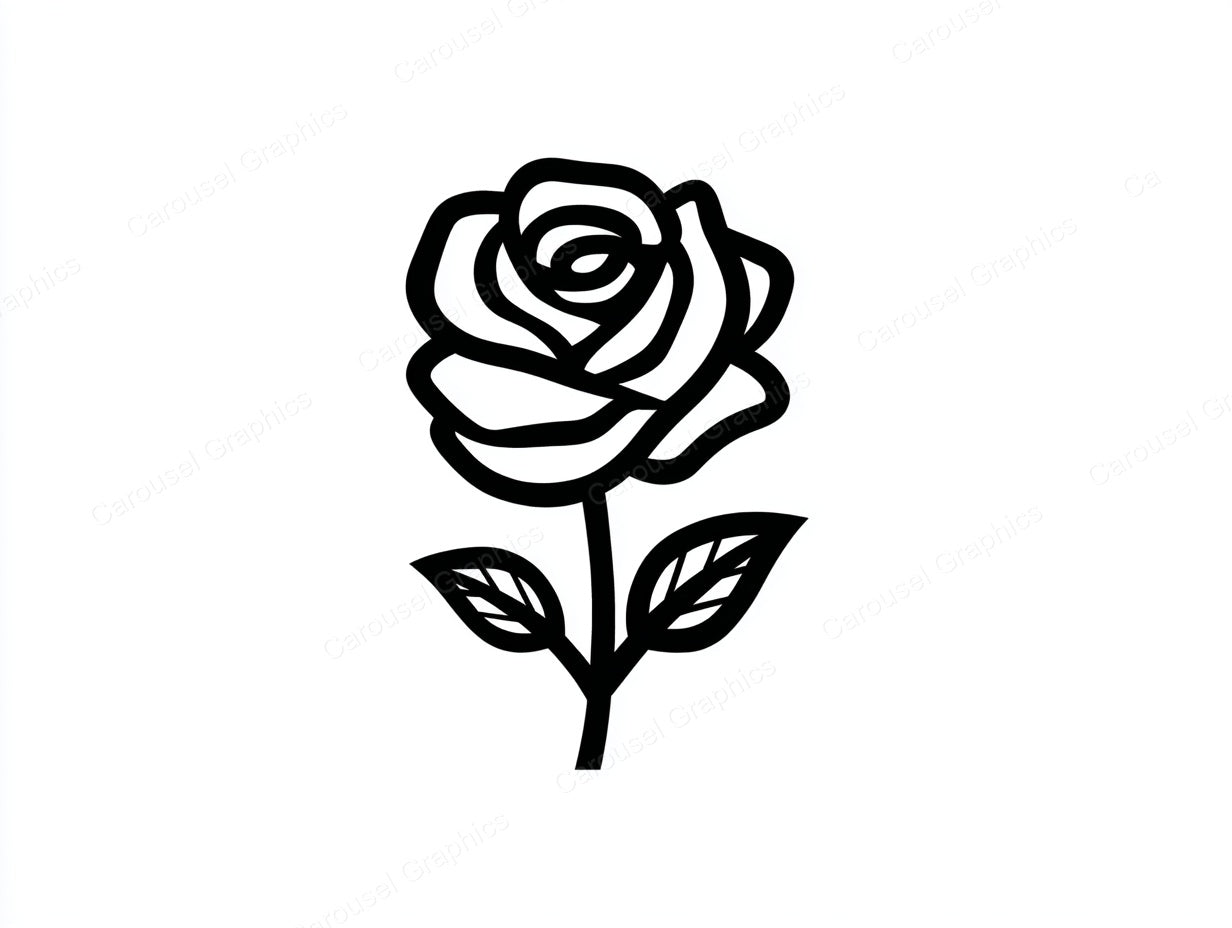 Rose Vector Graphic preview