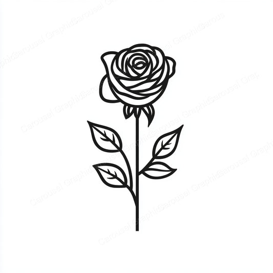 Rose Vector Graphic preview