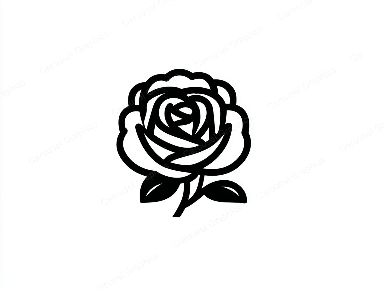 Rose Vector Graphic preview