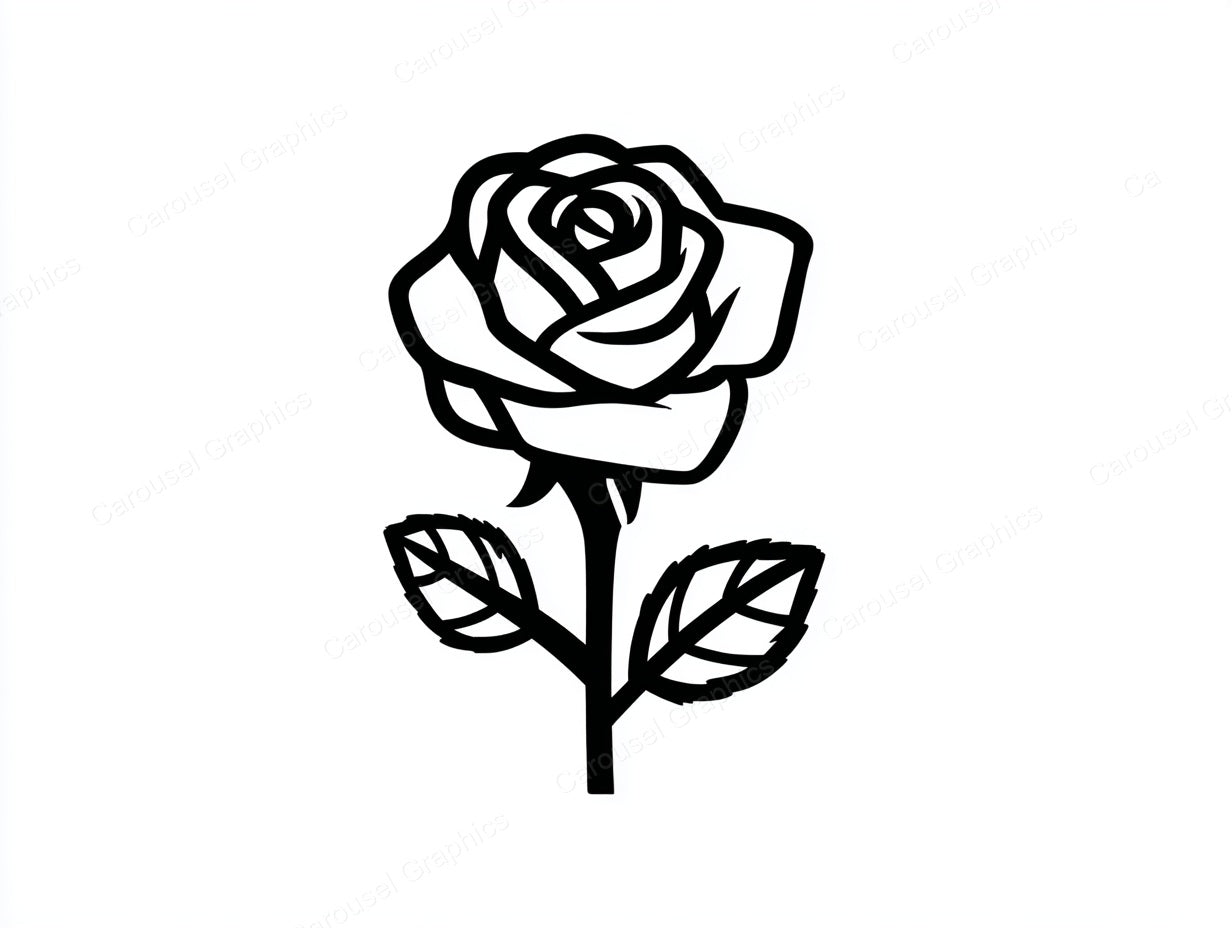 Rose Vector Graphic preview