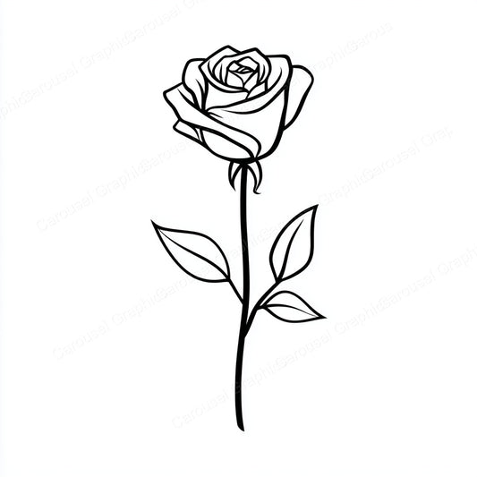 Rose Vector Graphic preview