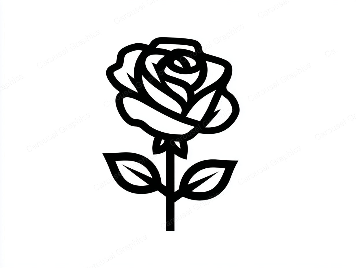 Rose Vector Graphic preview