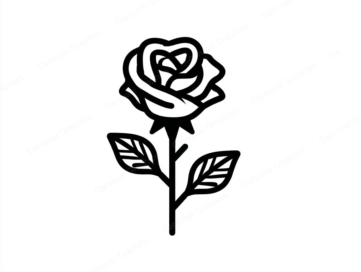 Rose Vector Graphic preview