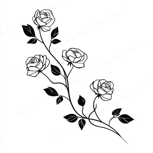 Rose Vector Graphic preview