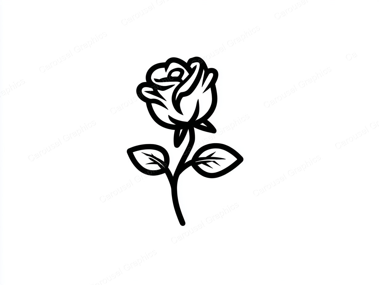Rose Vector Graphic preview