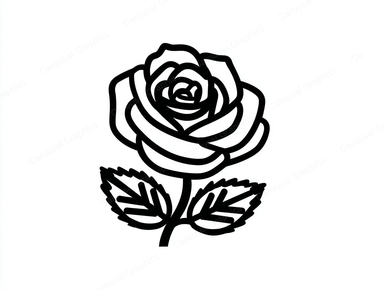 Rose Vector Graphic preview