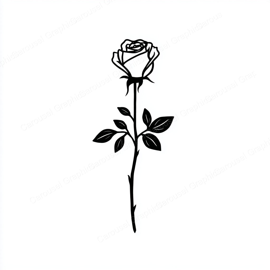 Rose Vector Graphic preview