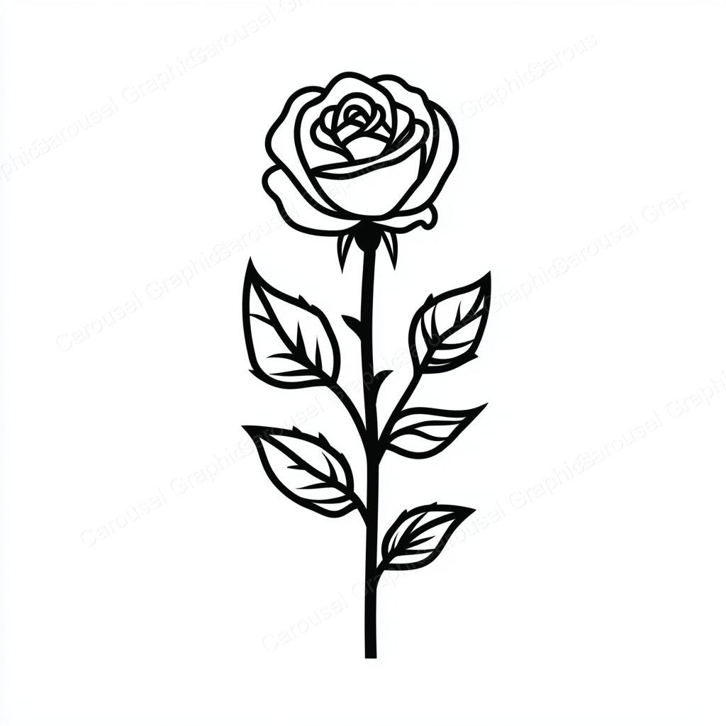Rose Vector Graphic preview