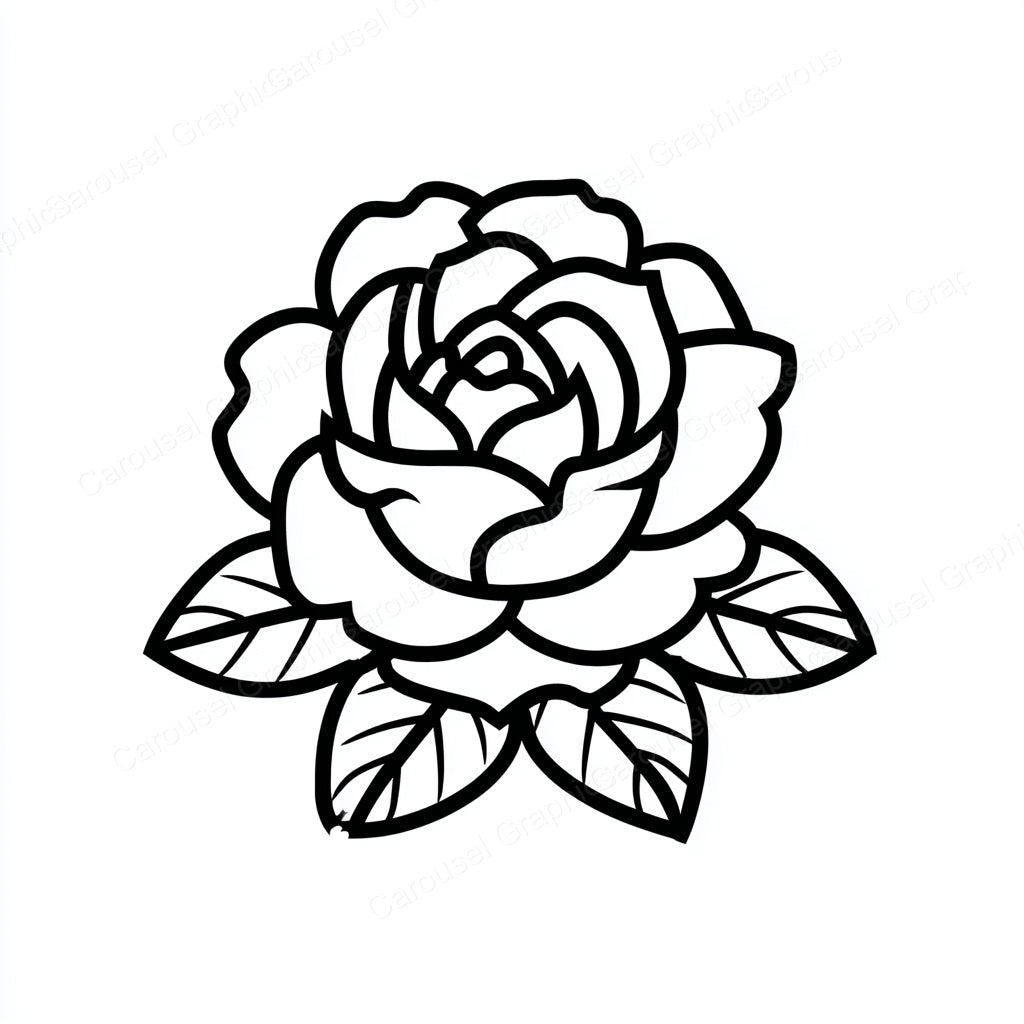 Rose Vector Graphic preview