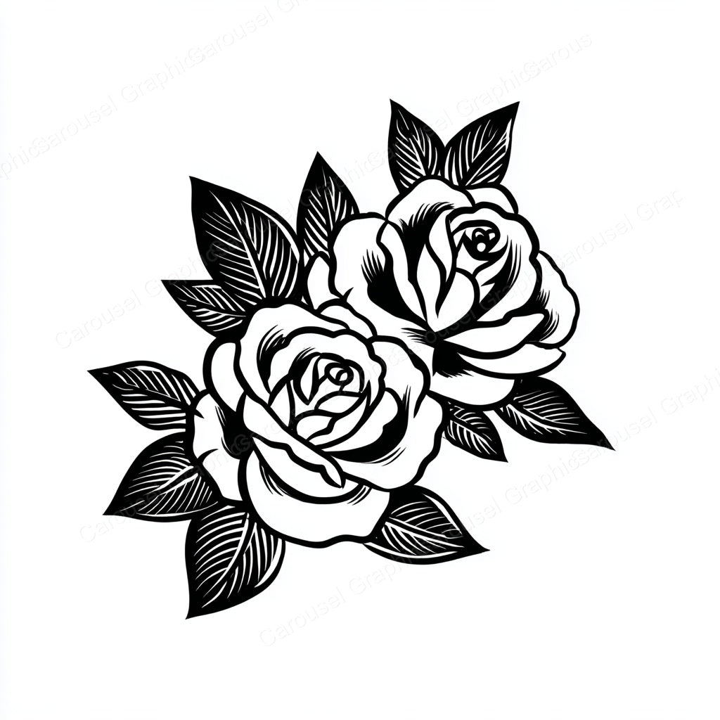 Rose Vector Graphic preview