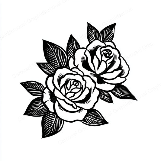 Rose Vector Graphic preview