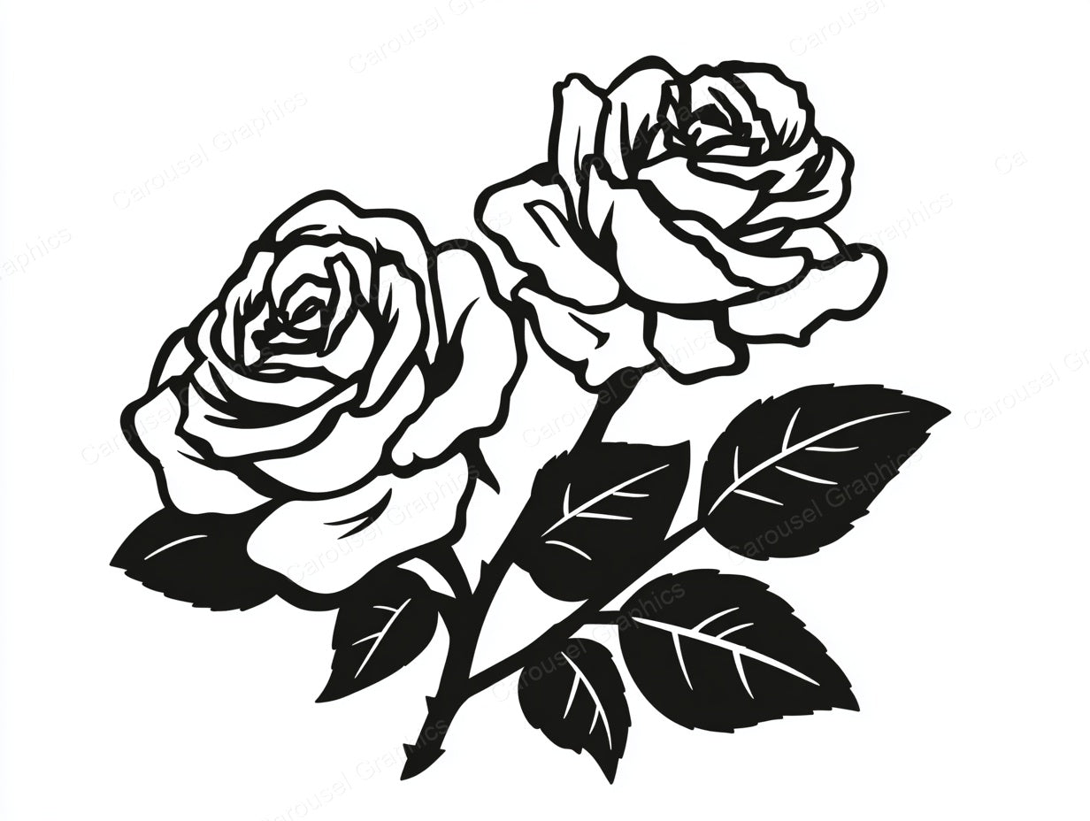 Rose Vector Graphic preview