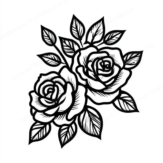 Rose Vector Graphic preview