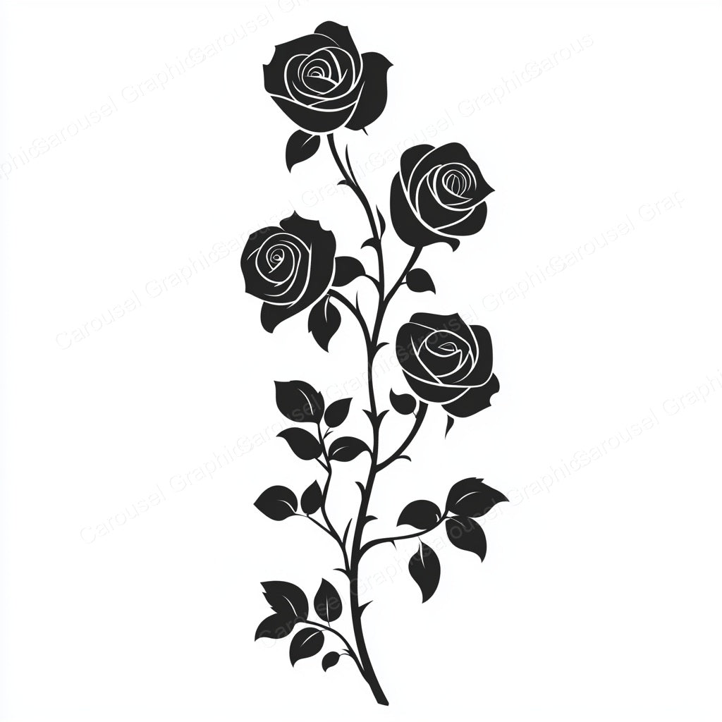 Rose Vector Graphic preview