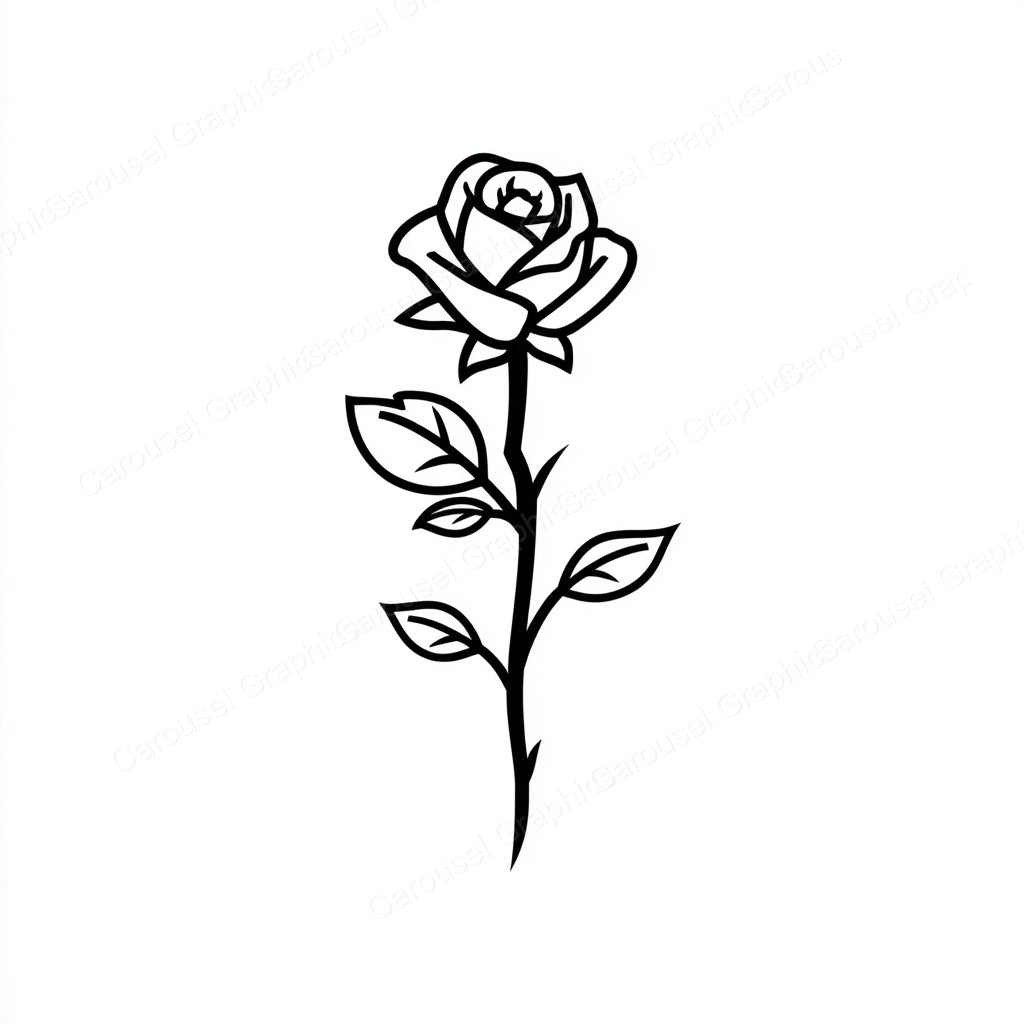Rose Vector Graphic preview