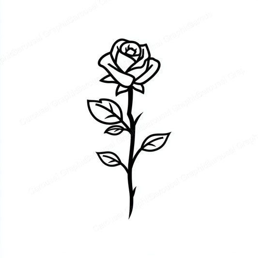 Rose Vector Graphic preview