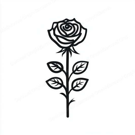 Rose Vector Graphic preview