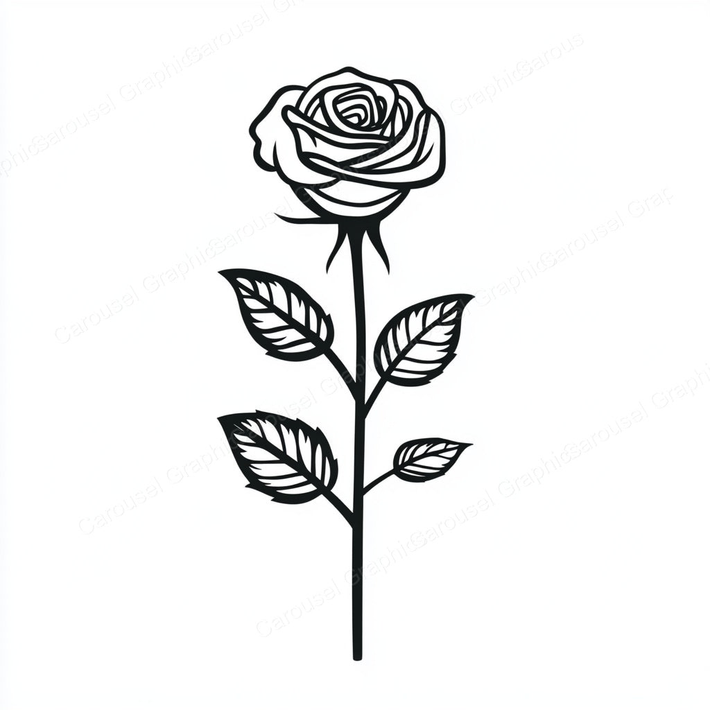 Rose Vector Graphic preview