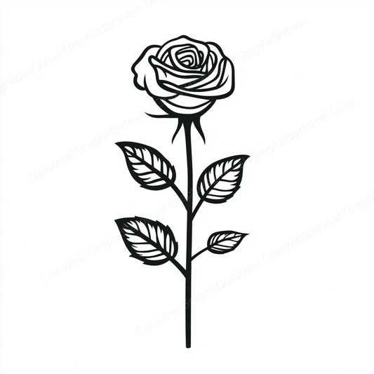 Rose Vector Graphic preview