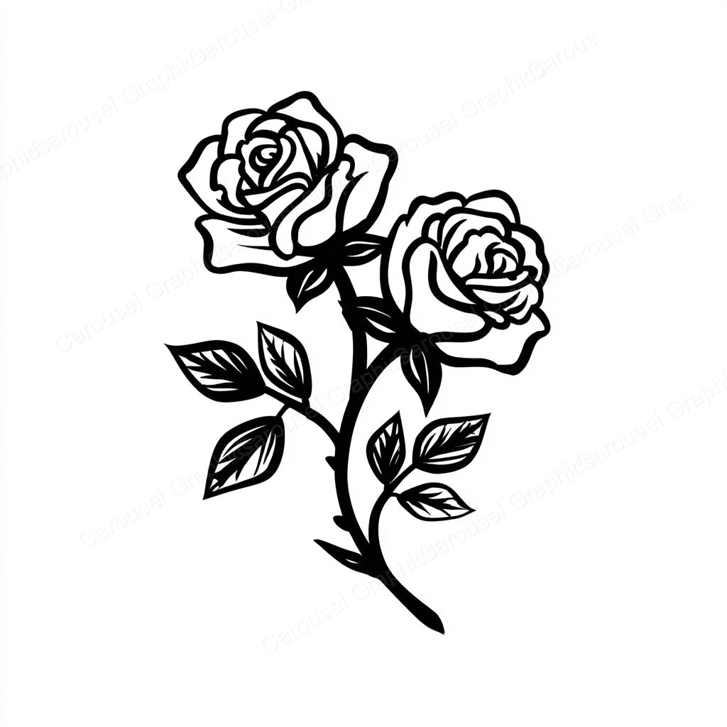 Rose Vector Graphic preview