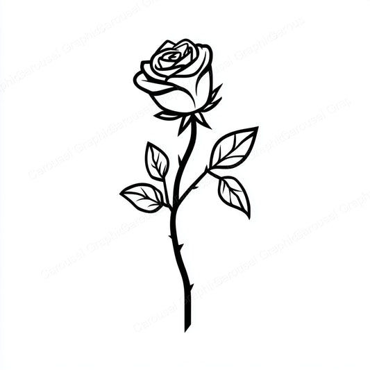 Rose Vector Graphic preview