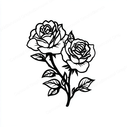 Rose Vector Graphic preview