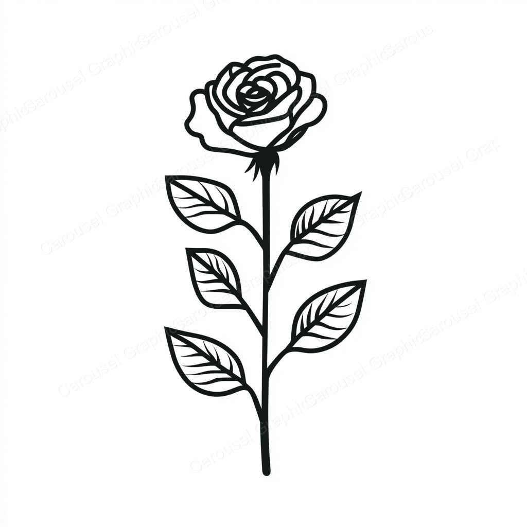 Rose Vector Graphic preview