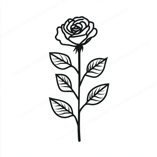 Rose Vector Graphic preview