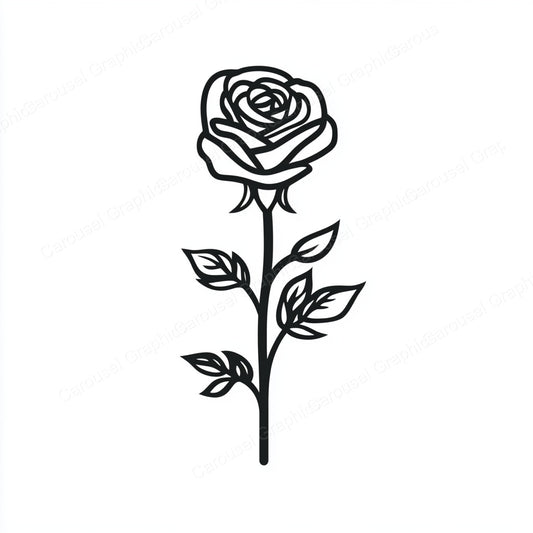 Rose Vector Graphic preview