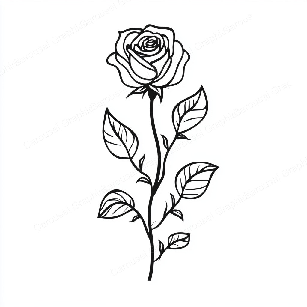 Rose Vector Graphic preview