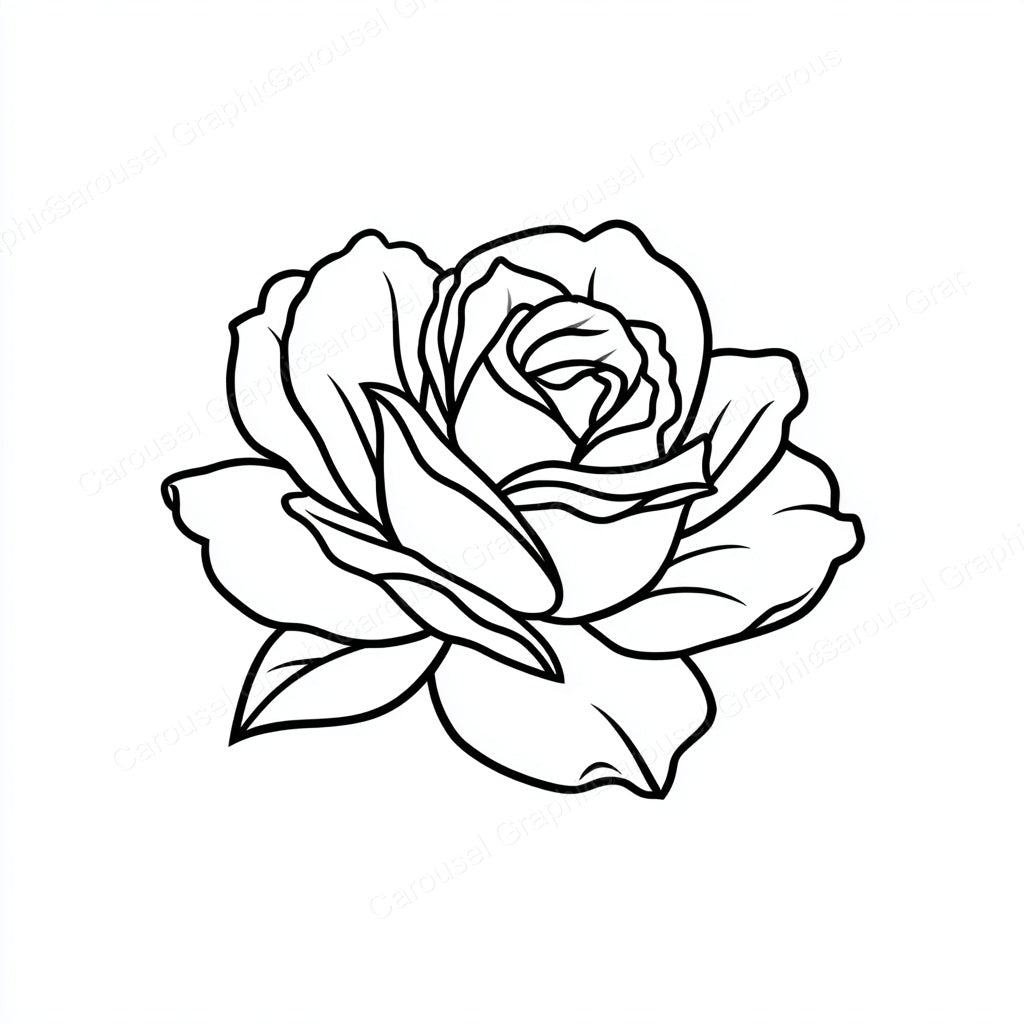 Rose Vector Graphic preview