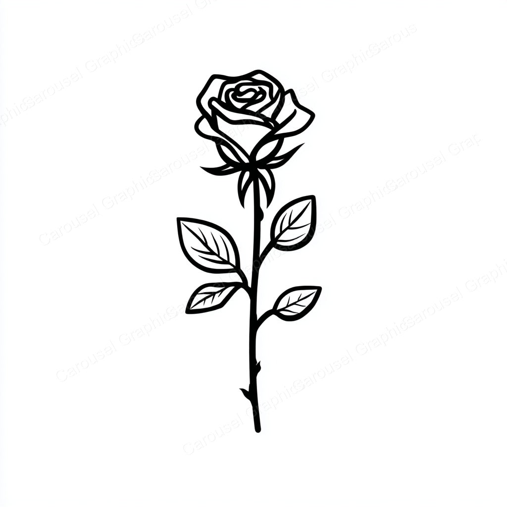 Rose Vector Graphic preview