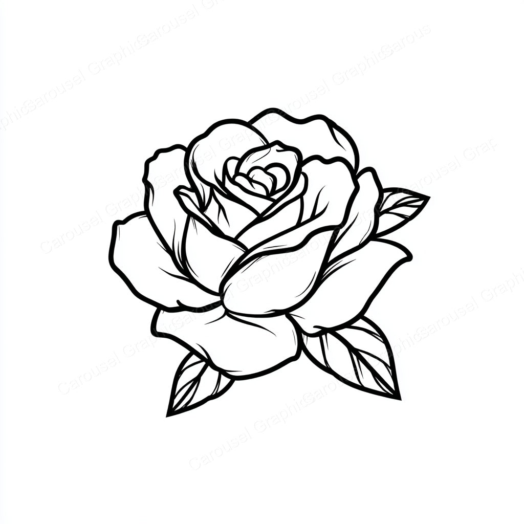 Rose Vector Graphic preview