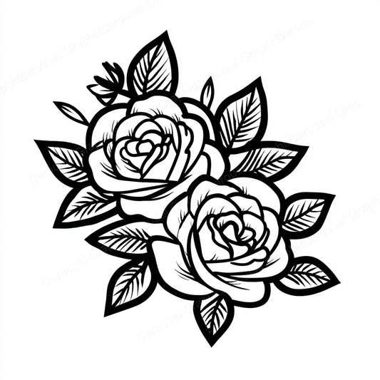 Rose Vector Graphic preview