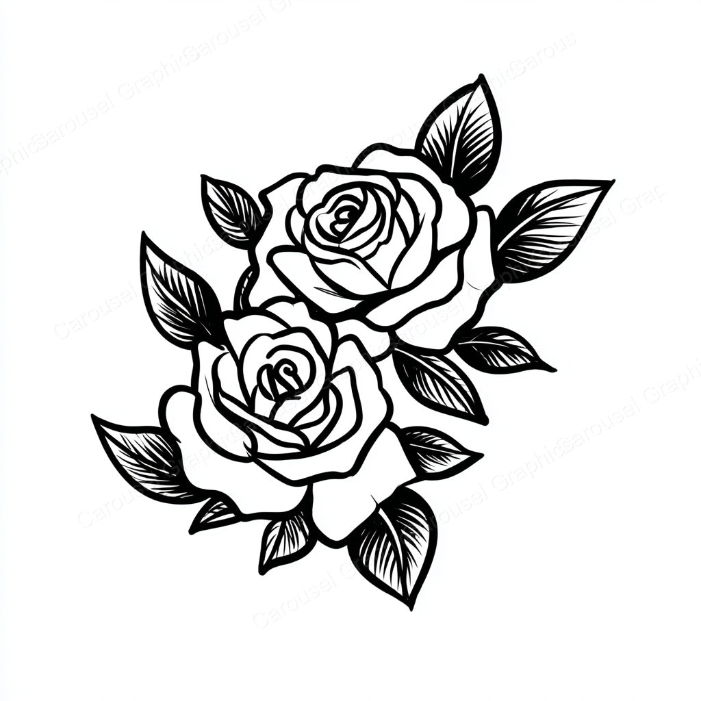 Rose Vector Graphic preview