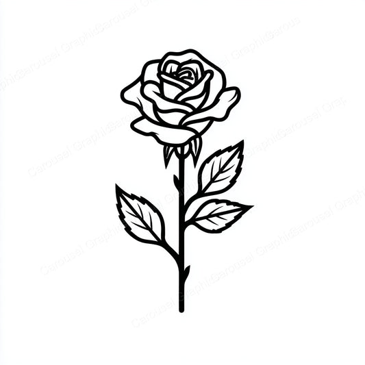 Rose Vector Graphic preview