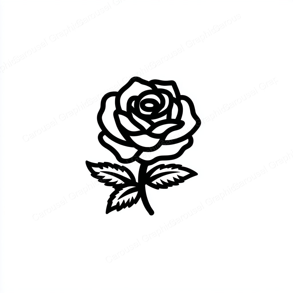 Rose Vector Graphic preview