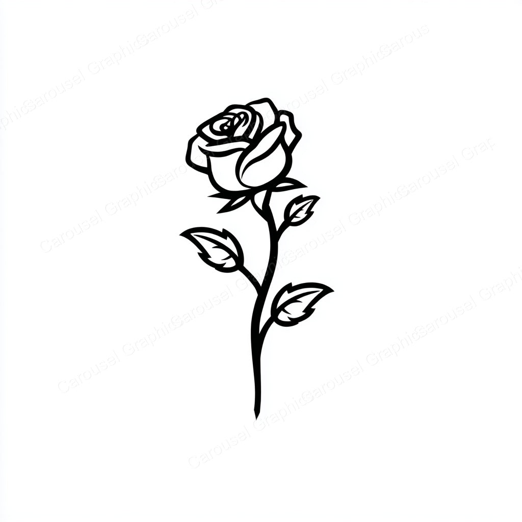 Rose Vector Graphic preview