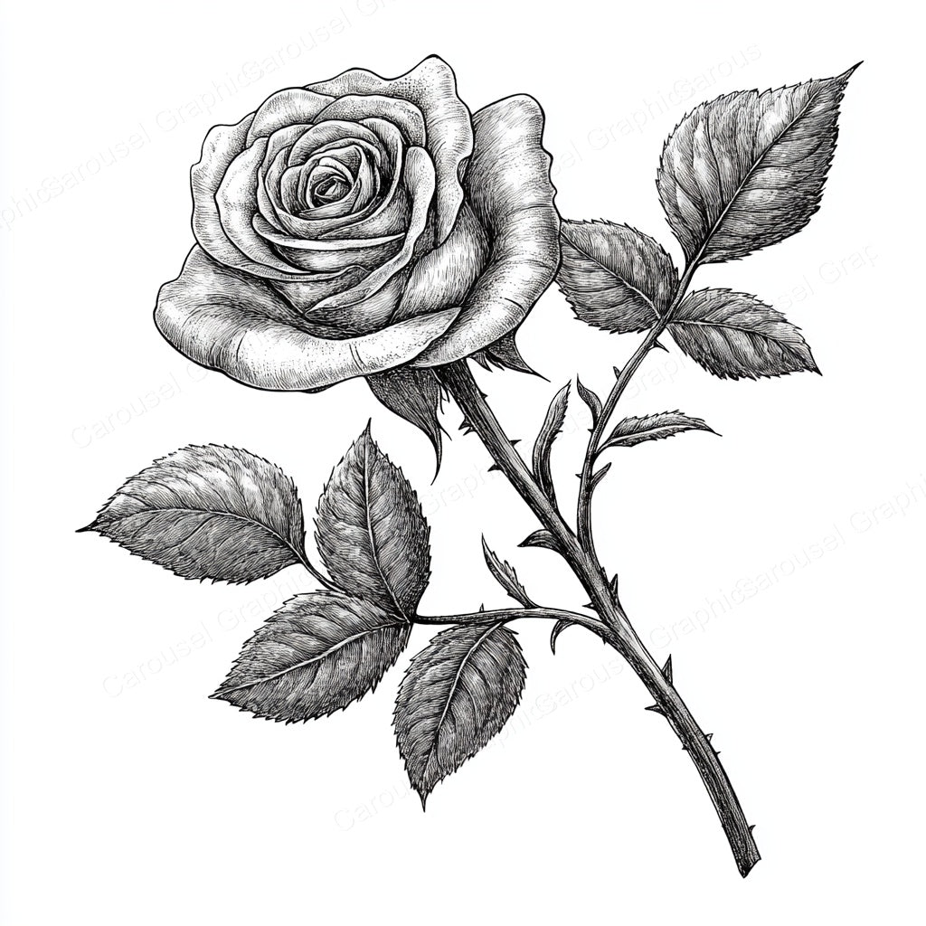 Rose Vector Graphic preview