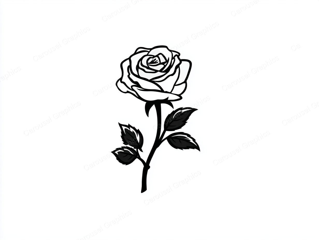 Rose Vector Graphic preview