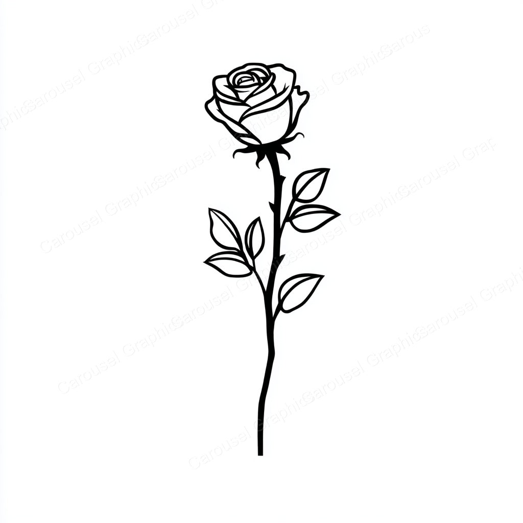 Rose Vector Graphic preview