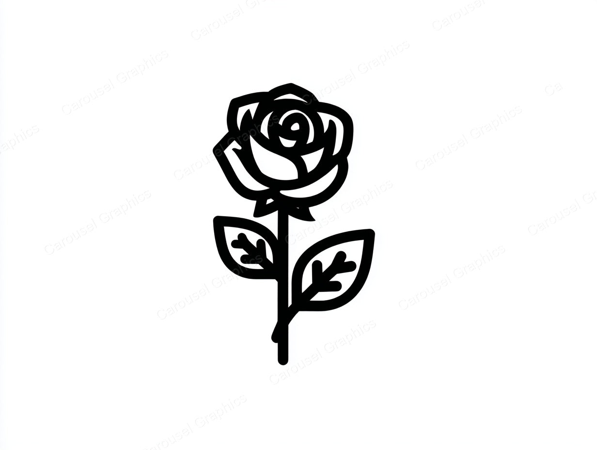 Rose Vector Graphic preview