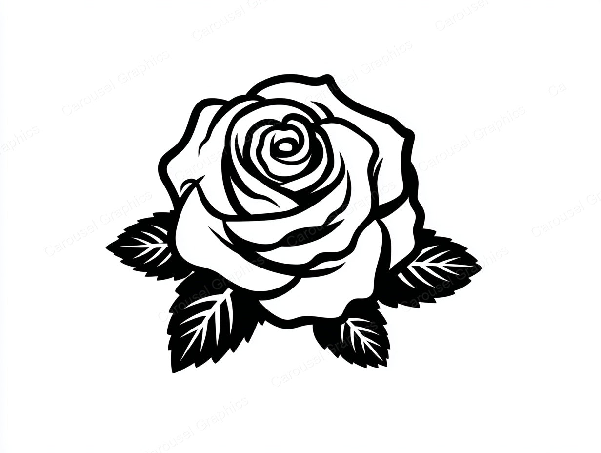 Rose Vector Graphic preview