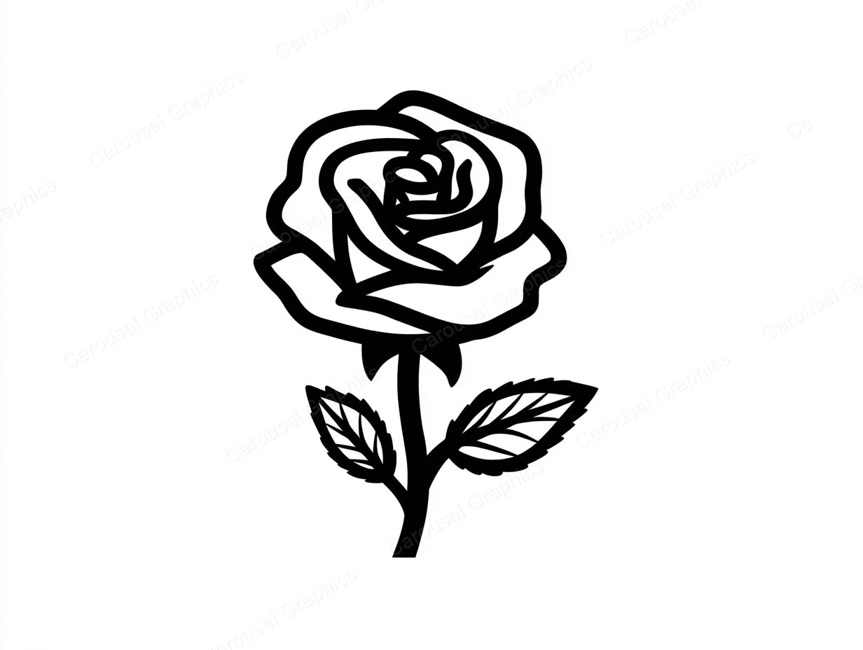 Rose Vector Graphic preview