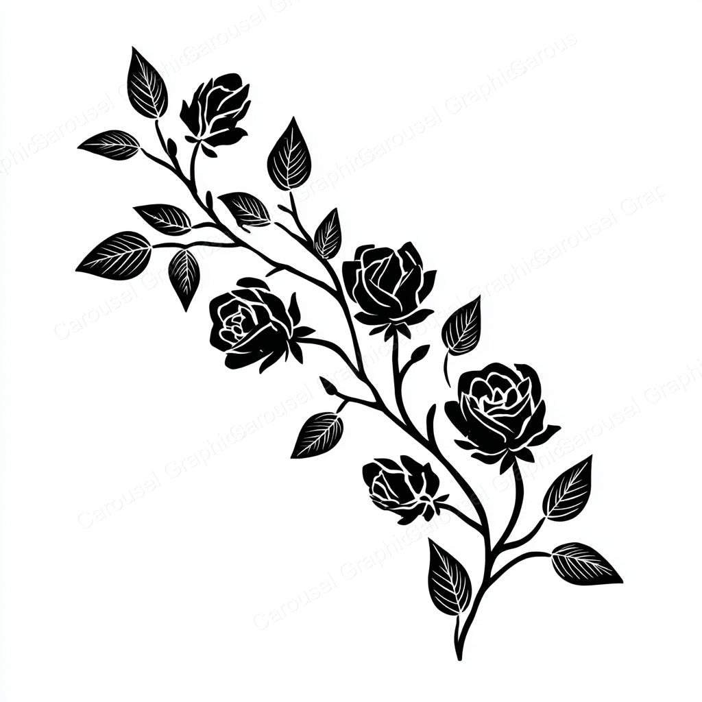 Rose Vector Graphic preview