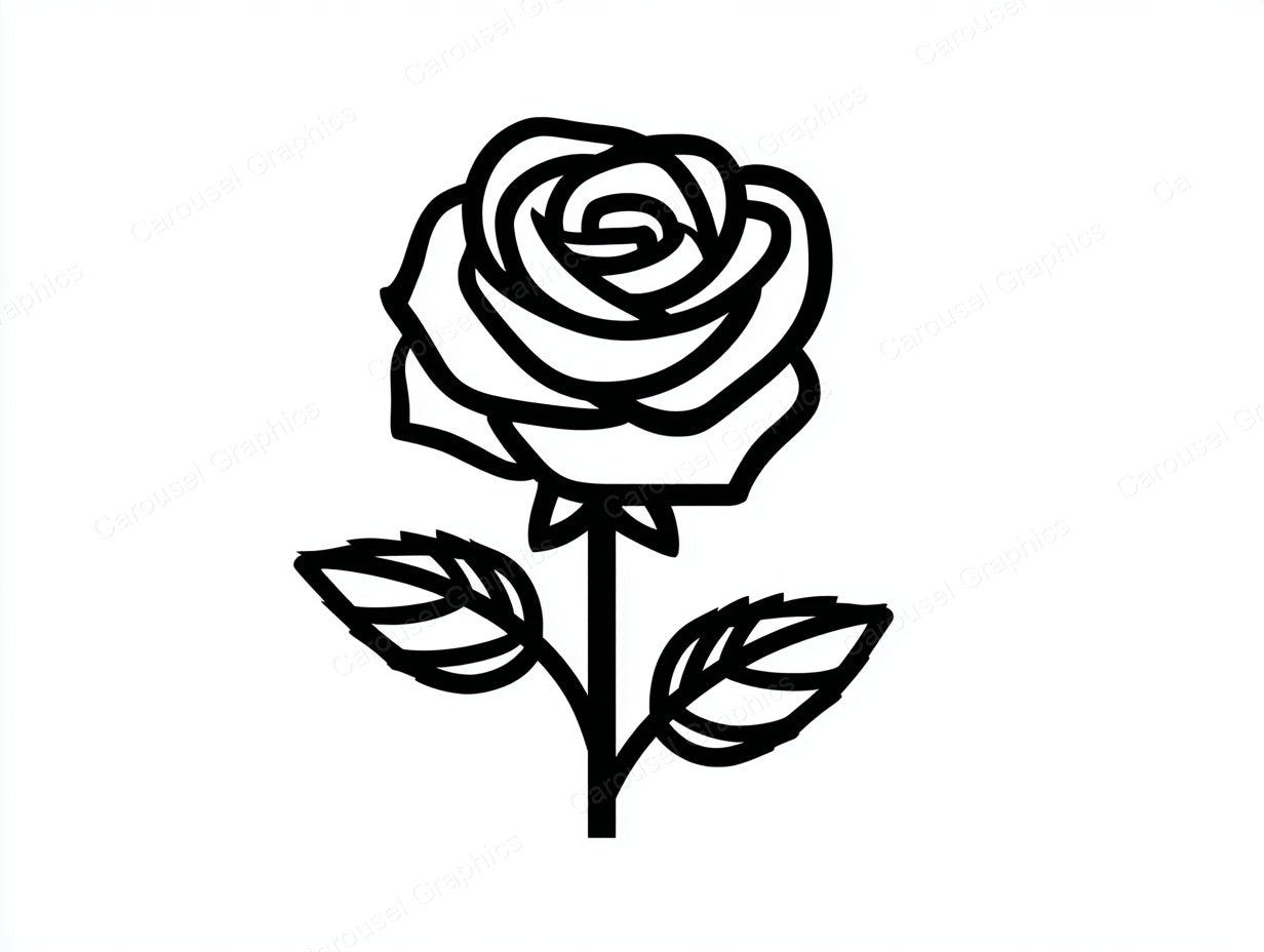 Rose Vector Graphic preview