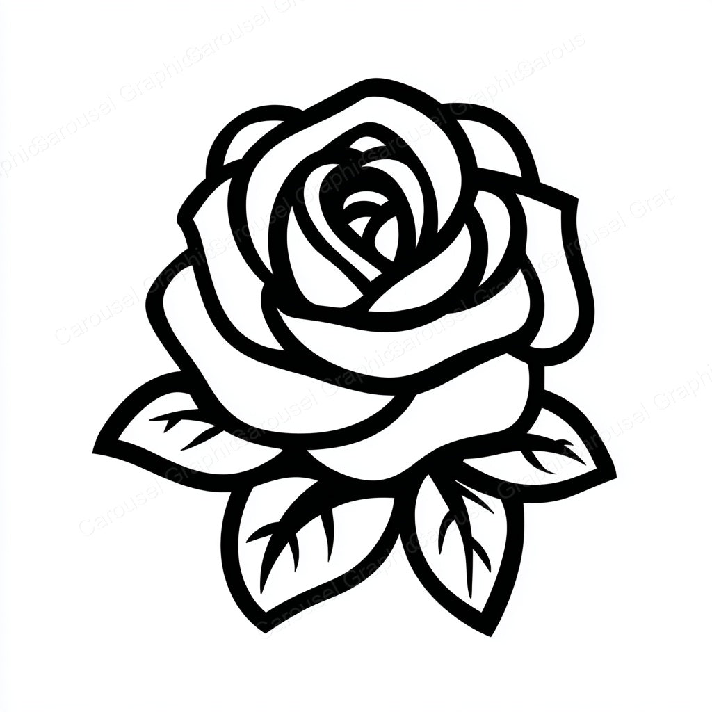 Rose Vector Graphic preview