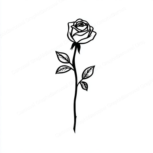 Rose Vector Graphic preview