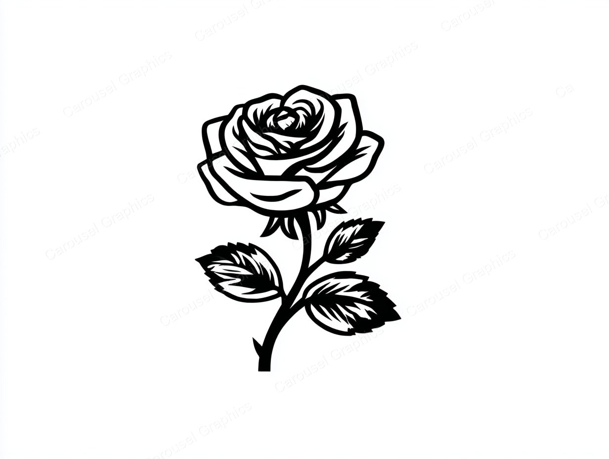Rose Vector Graphic preview