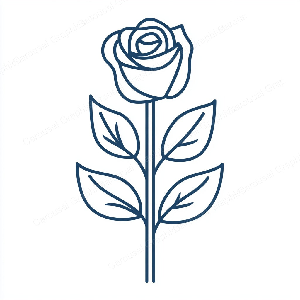Rose Vector Graphic preview